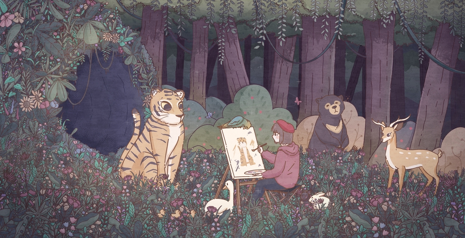 วาดแฟนอาร์ต - รับวาดแฟนอาร์ตลายเส้นน่ารักๆ พร้อมกับฉากหลังสวยๆ - 4