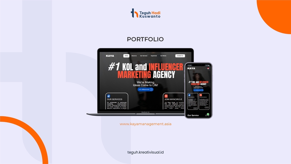 Jasa pembuatan website profesional dan desain website modern untuk meningkatkan branding dan penjualan online.