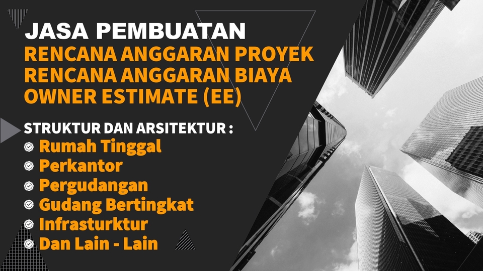 Akuntansi dan Keuangan - RAB / RAP / Engineer Estimate Struktur & Arsitektur Rumah Tinggal, Perkantoran, Gedung, Pergudangan - 1