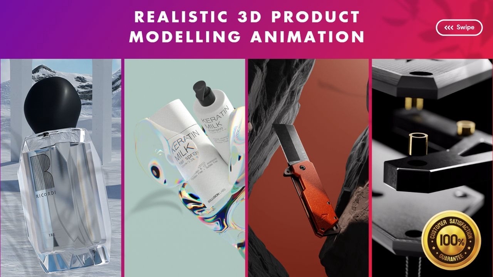 3D & Animasi - Animation 3D Product Design Modelling Concept - Produk Desain Model Animasi - 1