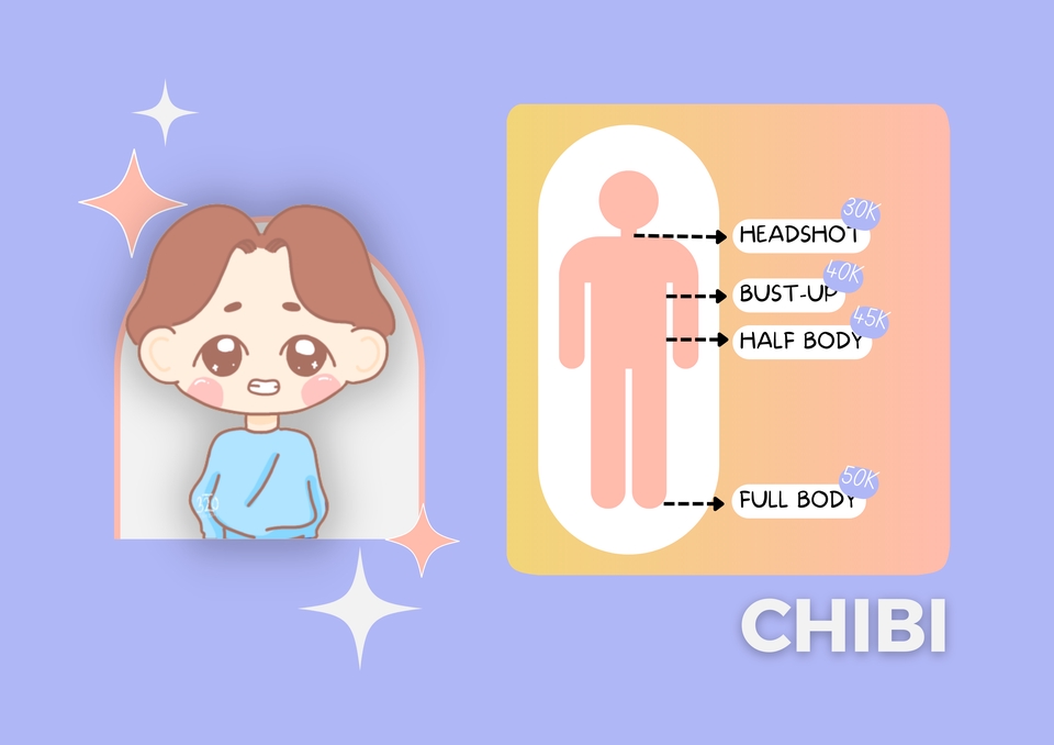 Gambar dan Ilustrasi - JASA GAMBAR SEMI REALIST, LINE ARTS, CHIBI - 5