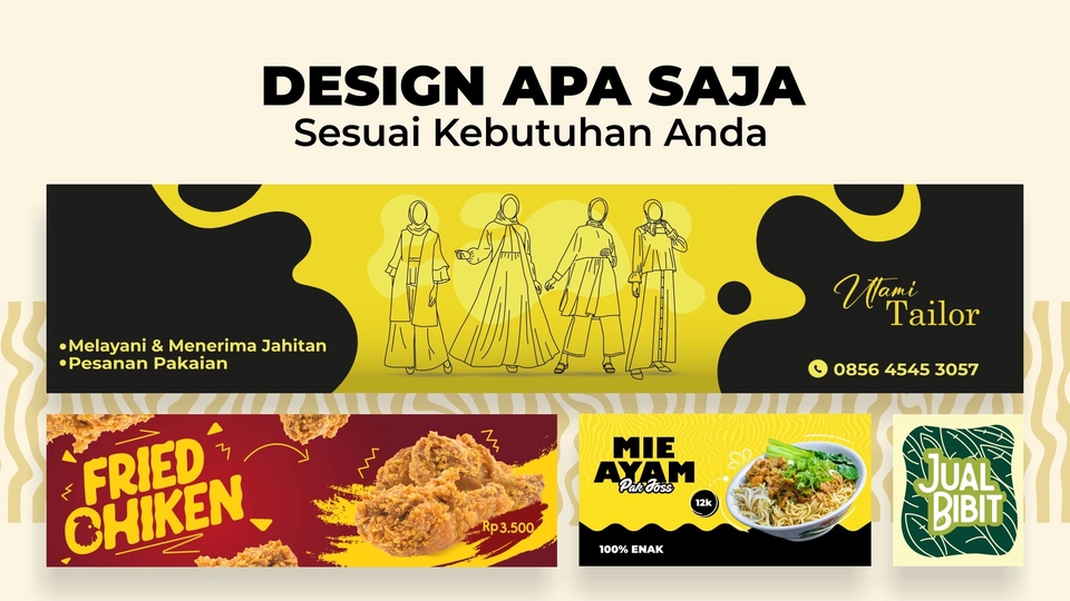 Banner Online - Desain Banner Untuk Usaha Anda - 1