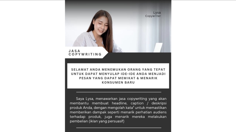 Jasa copywriting freelance di Indonesia untuk menulis konten pemasaran menarik dan profesional.
