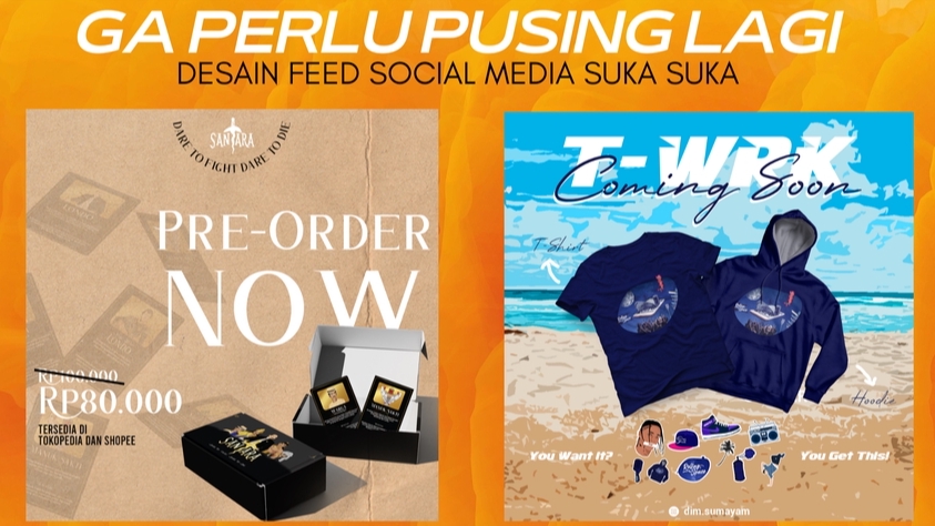 Banner Online - Desain Grafis Murah Banner Media Sosial Konten Instagram Telegram Sticker - 1