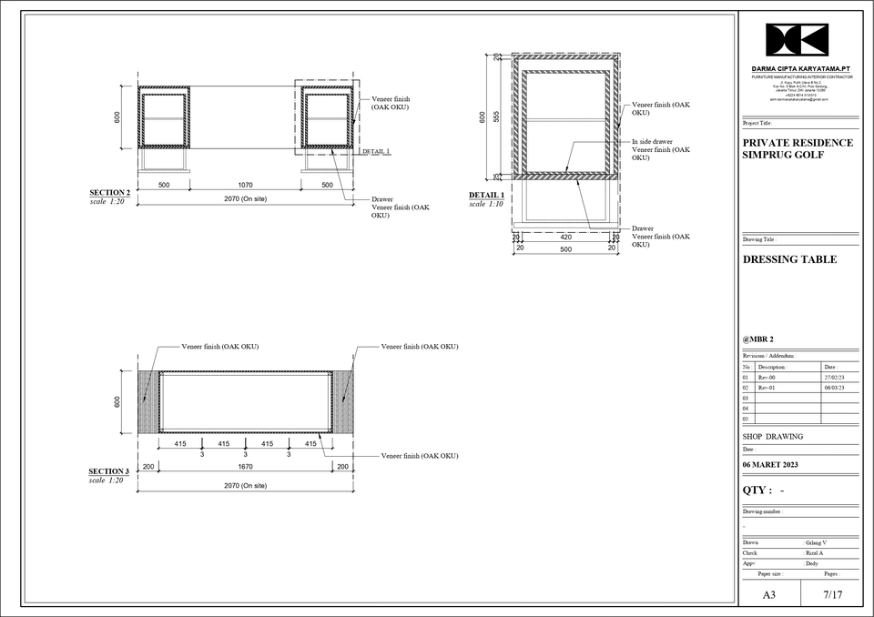 CAD Drawing - SHOP DRAWING INTERIOR Profesional & Hasil Cepat - 15