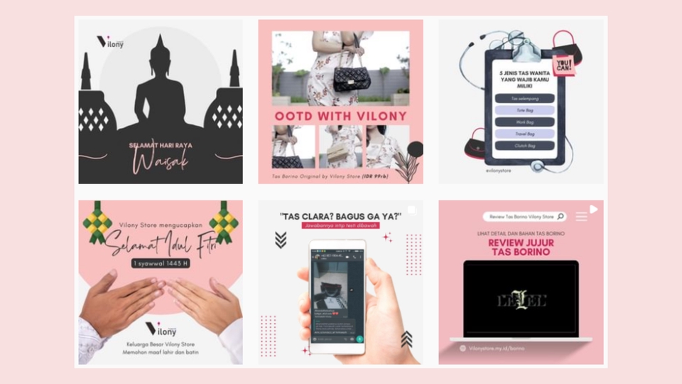 Digital Marketing - Konten full 1 bulan feed dan story IG + FB - 5