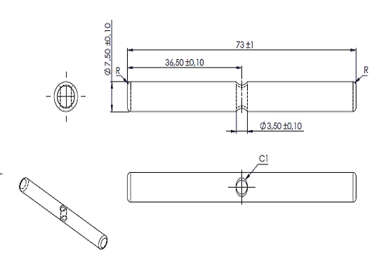 CAD Drawing - Gambar Teknik Spare Part Mesin, Gratis Revisi Sampe OK - 5