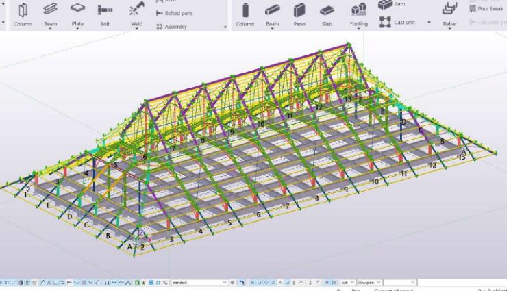 CAD Drawing - Jasa Shopdrawing Struktur Baja - 4