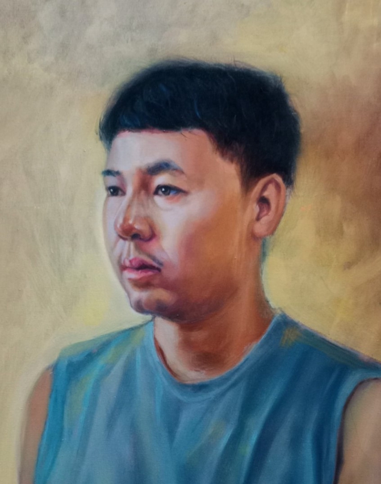 รับวาดภาพเหมือน portrait งานศิลปะ สีน้ำมัน สีอะคริลิค ภาพวาดภาพเหมือนบุคคล