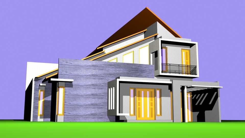 CAD Drawing - DESAIN DAN PENGGAMBARAN RUMAH / BANGUNAN - 5