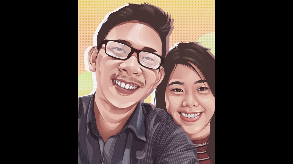 Gambar dan Ilustrasi - Jasa Desain Illustrasi Vector Portrait Murah - 1