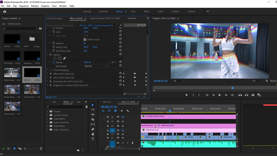 ผู้เชี่ยวชาญให้ความรู้เฉพาะด้าน - สอนพื้นฐานการตัดต่อ VDO ด้วยโปรแกรม Premiere Pro แบบเดินทางไปสอนตัวต่อตัว หรือสอนแบบ Live สด Online  - 4