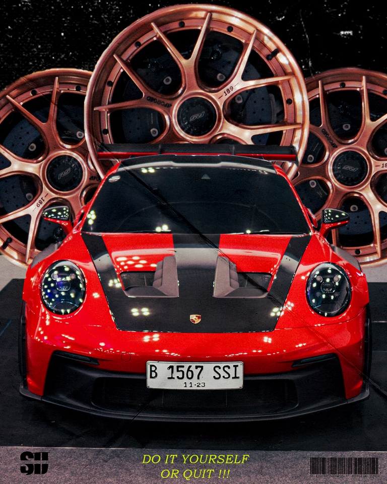 Jasa pembuatan video promosi untuk perusahaan dengan mobil merah dan velg mobil