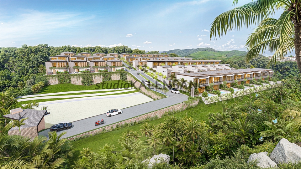 Jasa Desain Eksterior 3D Rumah Minimalis Modern dengan Taman