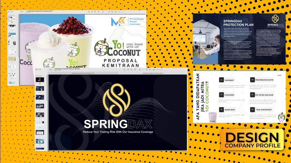 Portfolio & Resume - Design Company Profile (Simple) - 1