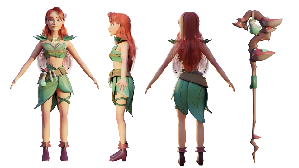 3D & Animasi - 3d character modelling for game and animation - 1