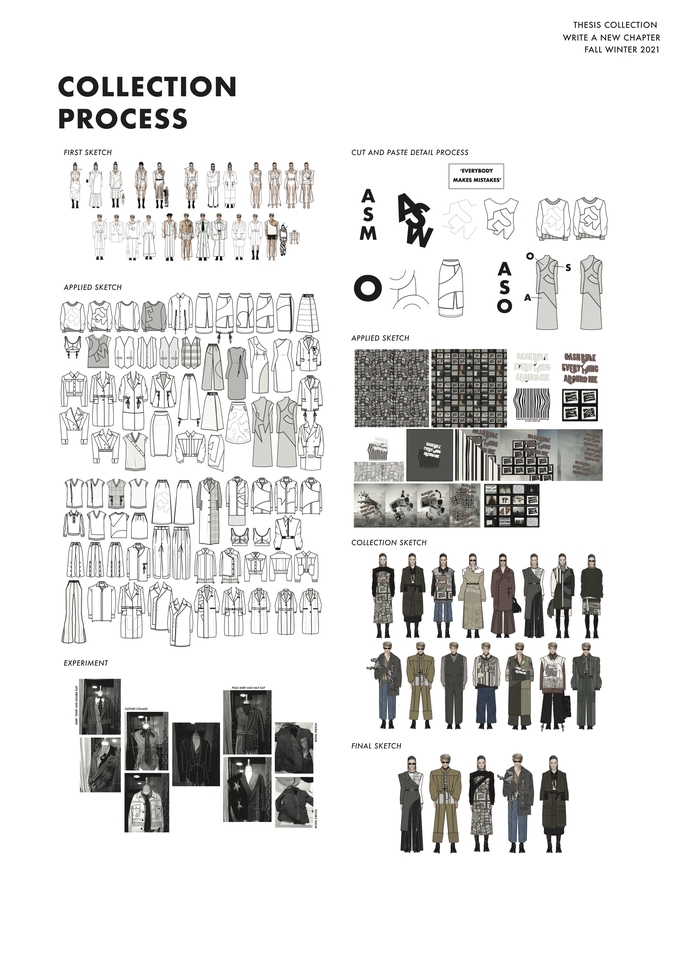 วาด/ออกแบบแพทเทิร์นเสื้อผ้า - fashion design ออกแบบแฟชั่น - 3