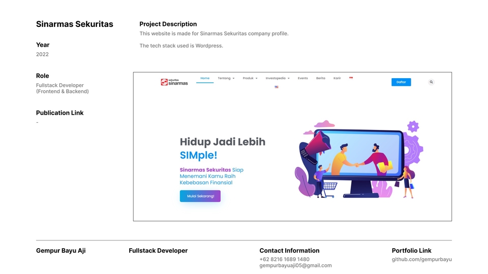 Website Development dengan Design Premium dan Berkualitas