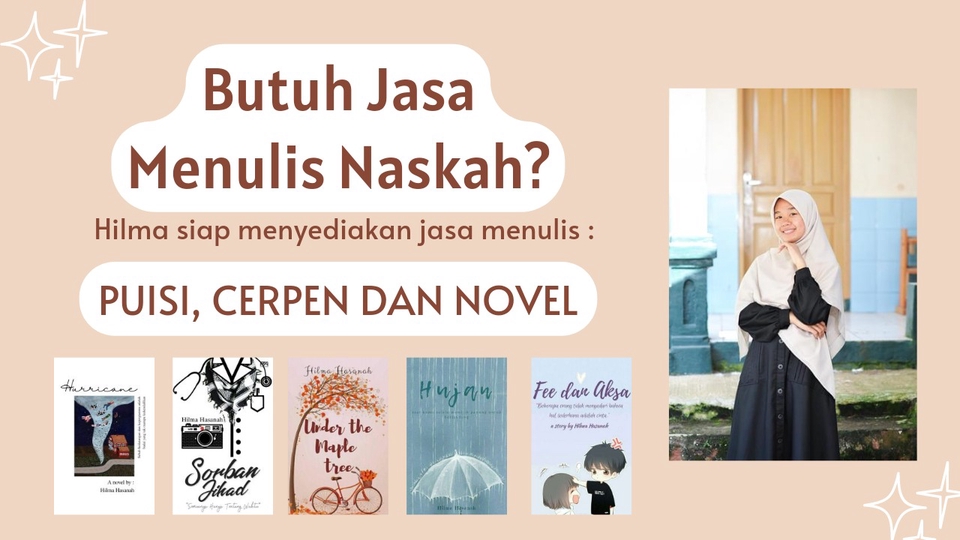 Jasa Penulis Artikel Berkualitas dan Bergaransi - JASA MENULIS CERPEN, DAN NOVEL (CREATIVE WRITING)