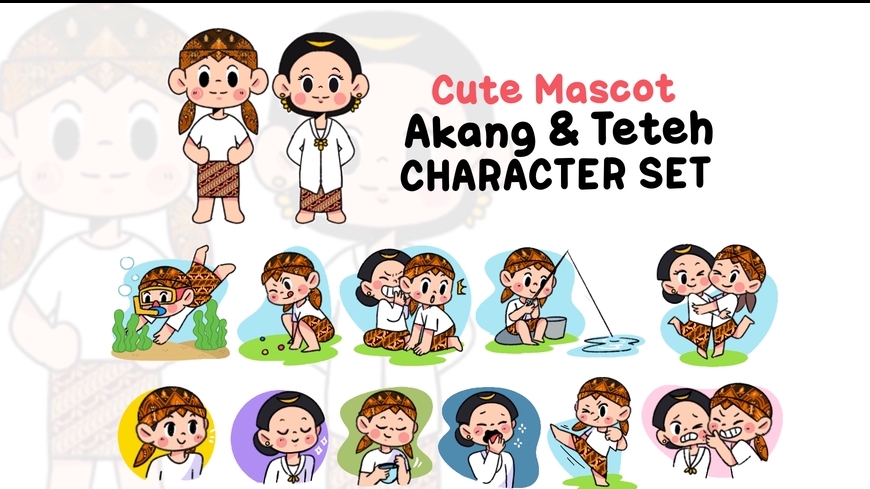 Desain Karakter - Jasa Ilustrasi/Desain Maskot Untuk Usaha/Bisnis/UMKM - Premium Cepat Murah - 5