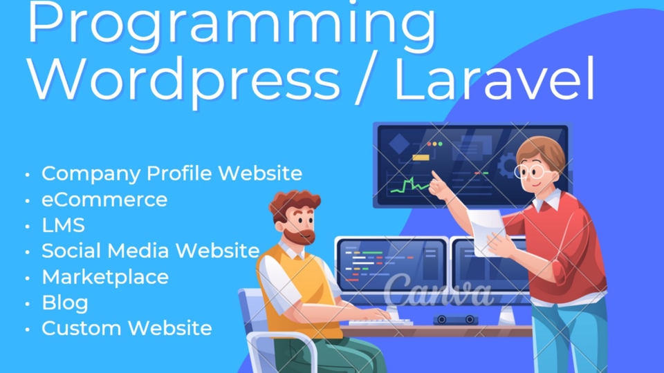 Web Development - Website Wordpress | E-Commerce | LMS | Custom (Wordpress/Laravel) - 1