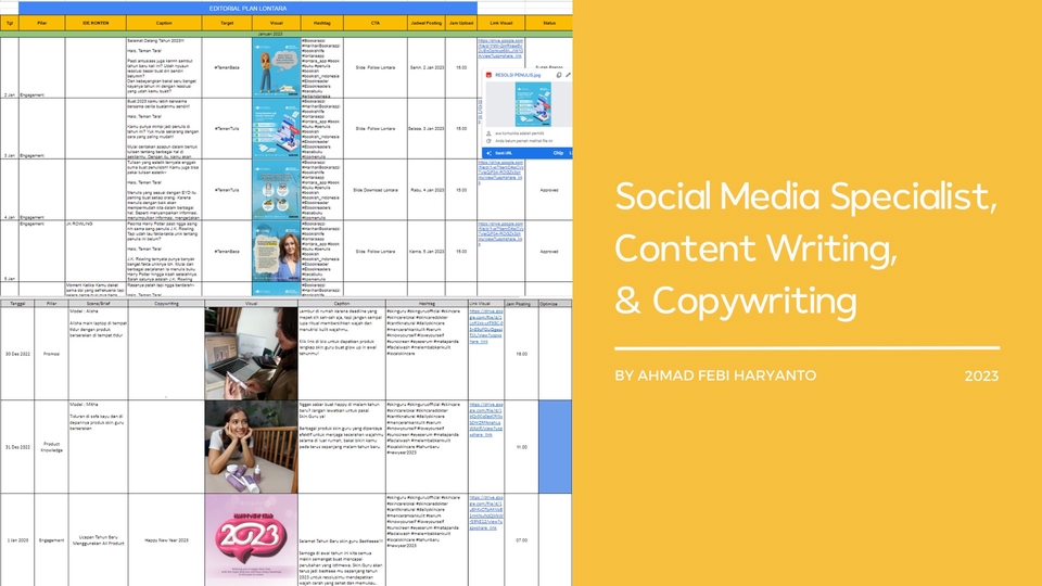 Ide Copywriting Content & Caption Social Media Instagram