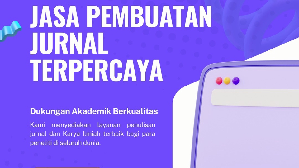 Jasa Pembuatan Jurnal dan Karya Ilmiah Professional dan Terpercaya