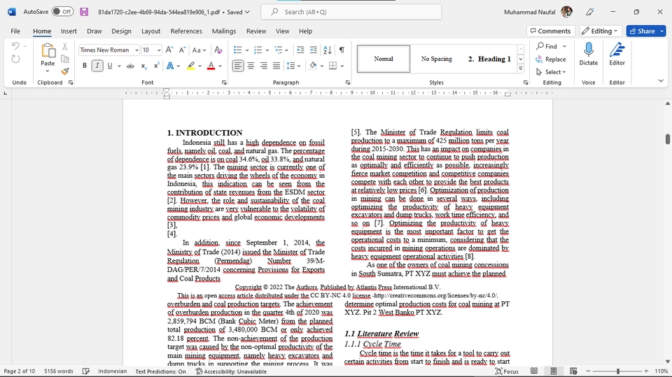 Proofreading - Accurate and professional Proofreading for any documents (English and Bahasa Indonesia) - 3