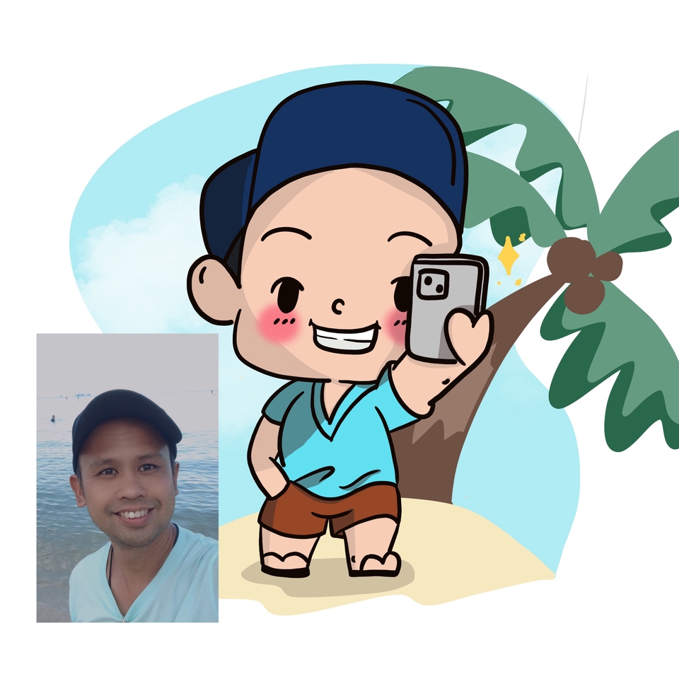 วาดภาพการ์ตูน - รับวาดภาพการ์ตูน chibi - 2