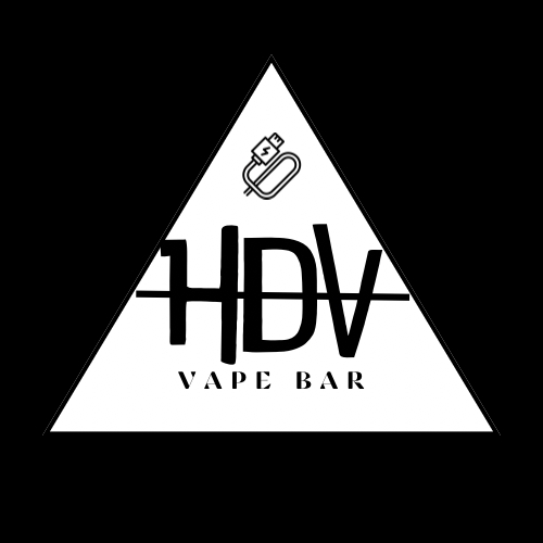 Logo HDV Vape Bar, desain logo keren untuk toko vape