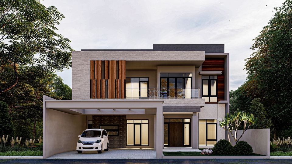 3D & Perspektif - Jasa Desain Rumah Arsitek 3D Rendering Visualisasi  - 2