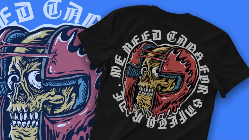 Desain Kaos & Motif - DESAIN ILUSTRASI KAOS DAN CLOTHING - 7