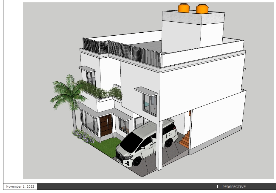 3D & Perspektif - Jasa Desain Konsep Denah dan Exterior 3D Rumah Tinggal - 5