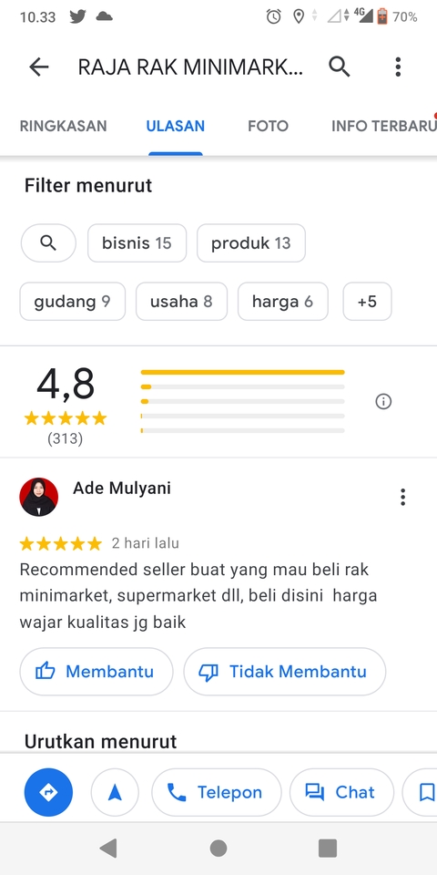 Memberi Review - Jasa Review Bintang 5 Aplikasi dan Google Maps - 2