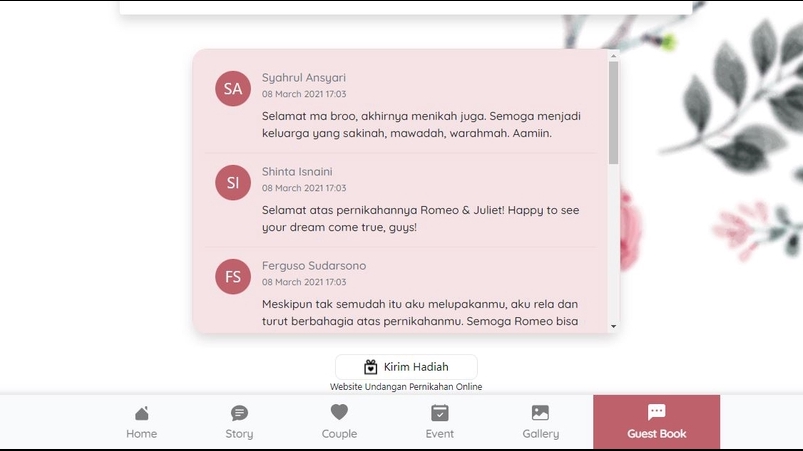 Jasa Lainnya - Jasa membuat situs web undangan pernikahan secara profesional - 11