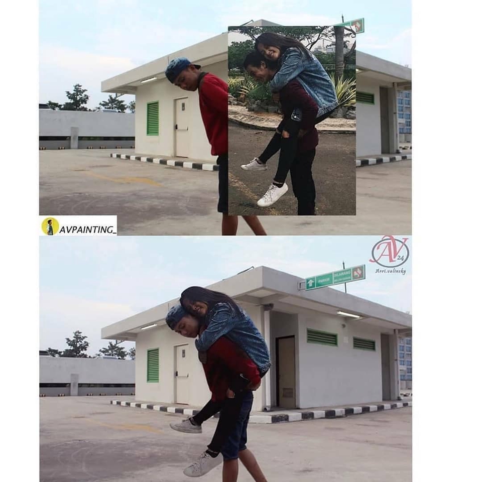 Edit Gambar & Photoshop - Menggabungkan 2 foto dan mengganti latar belakang dengan harga rendah - 11