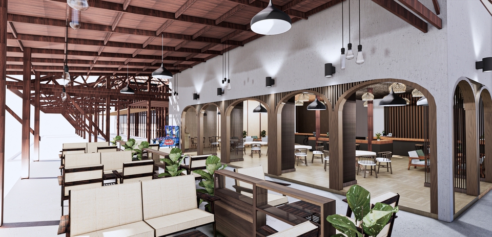 3D Perspective - 3D Perspective | ขึ้นโมเดล 3D Exterior/Interior | เขียนแบบงานสถาปัตยกรรม - 4
