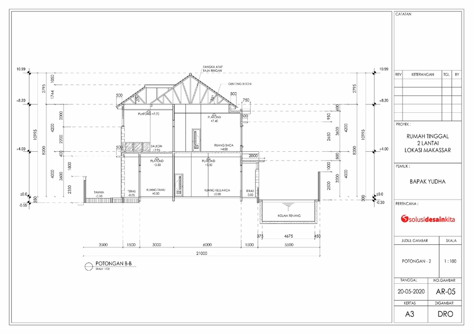 CAD Drawing - GAMBAR KERJA PROFESIONAL - 6