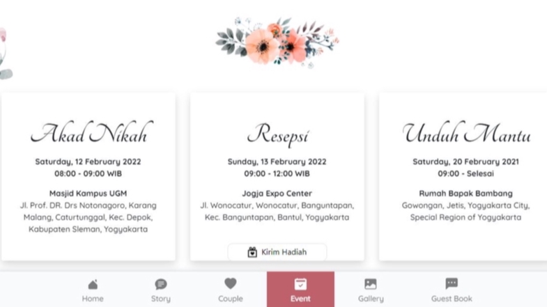 Jasa Lainnya - Jasa membuat situs web undangan pernikahan secara profesional - 6