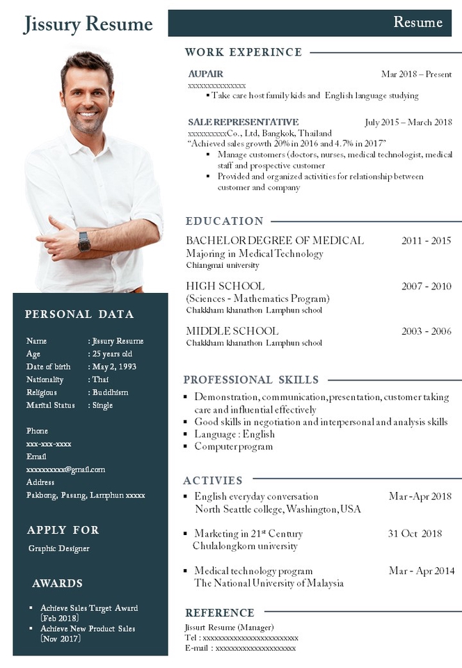 รับทำ/ออกแบบ Resume ให้โดนใจผู้สัมภาษณ์งาน รับทำ/ออกแบบ Resume ให้โดนใจผู้สัมภาษณ์งาน