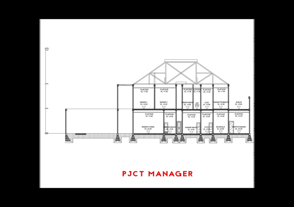 CAD Drawing - Gambar Kerja 2D dan 3D(Rumah Tingga,Ruko,Toko, Villa Dll)l - 7