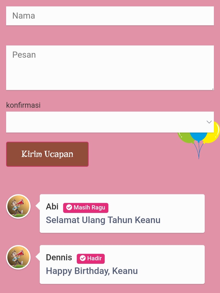Kartu Ucapan & Video - Undangan Digital - 7