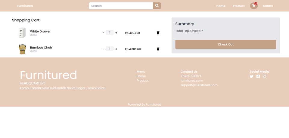 Web Development - Membuat front-end Web Menggunakan React atau Vue. - 6
