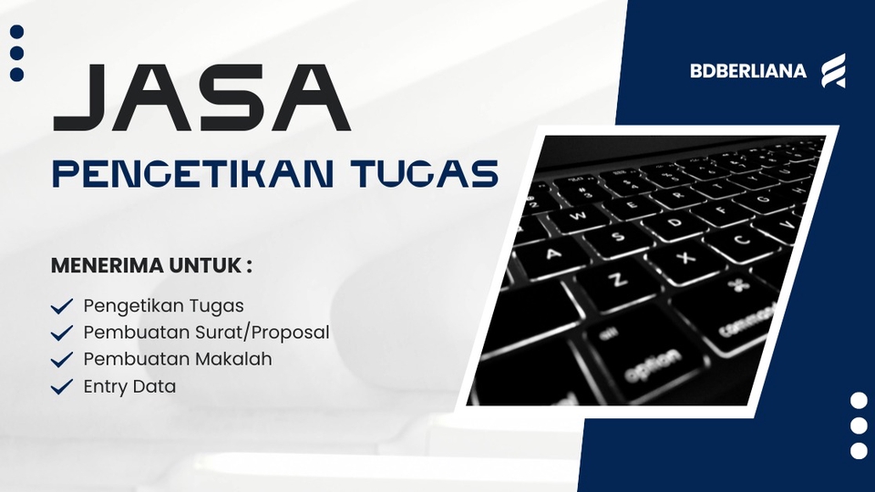 Jasa Pengetikan Tugas Sekolah/Kuliah & Administrasi Perkantoran