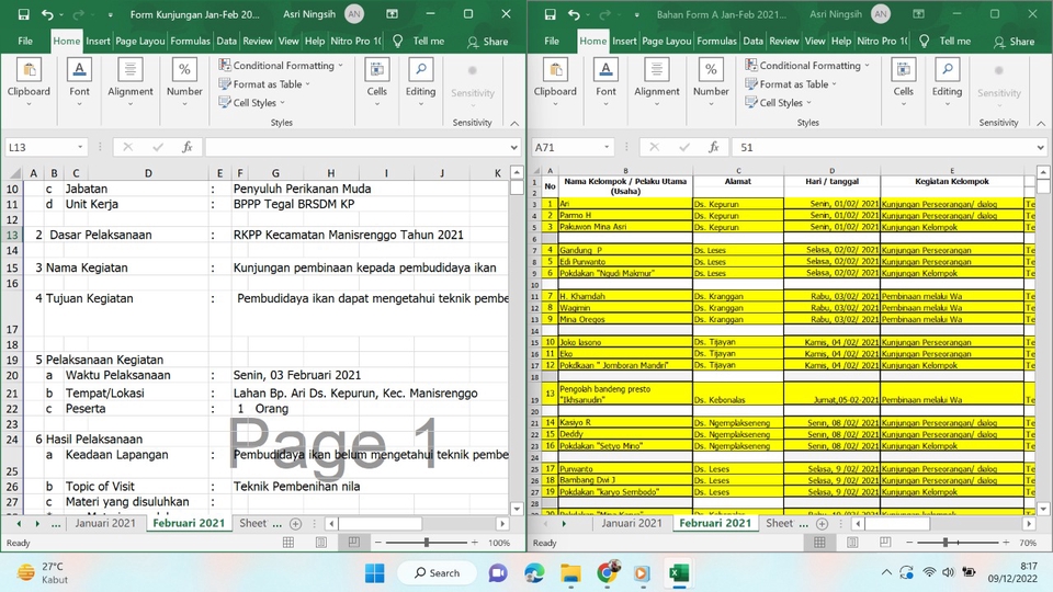 Jasa data entry Excel untuk input data online. Entri data online cepat dan akurat. Jasa input data dari database, spreadsheet, atau dokumen lainnya. Layanan pengumpulan data untuk meningkatkan efisiensi dan ketepatan data.