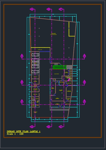 CAD Drawing - Gambar Kerja IMB Rumah Tinggal, Ruko, Kantor, Mess -  5000/m2 - 4