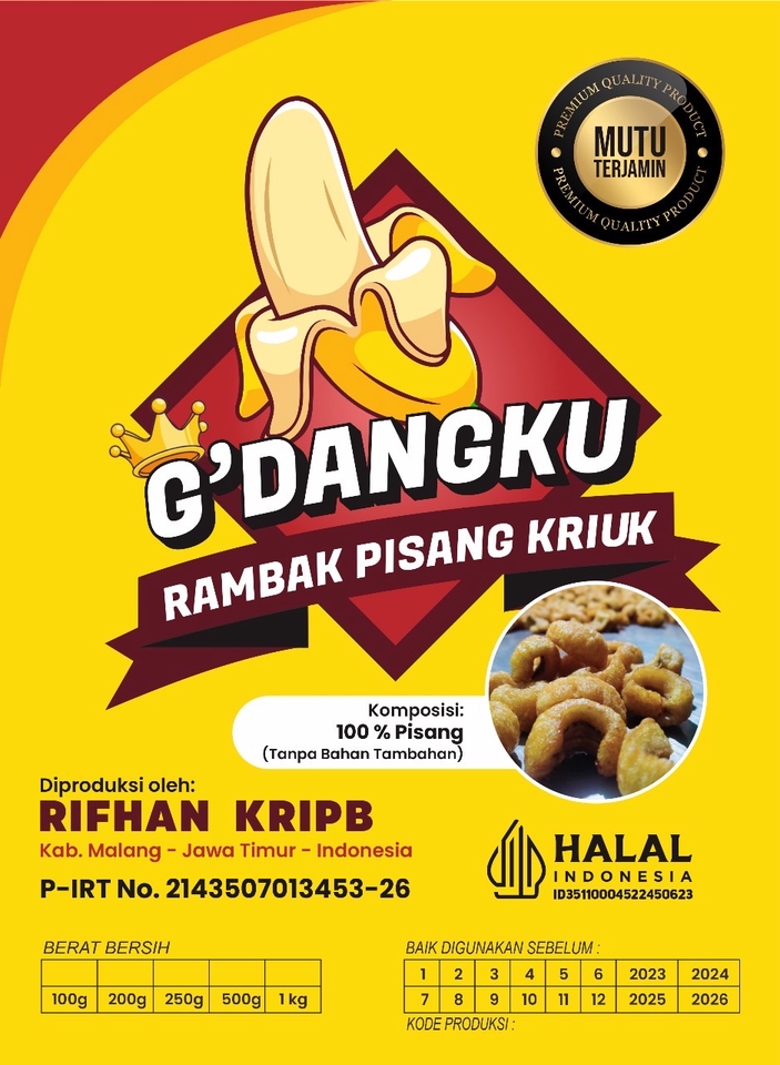 Label & Kemasan - Desain Sticker Kemasan - 3