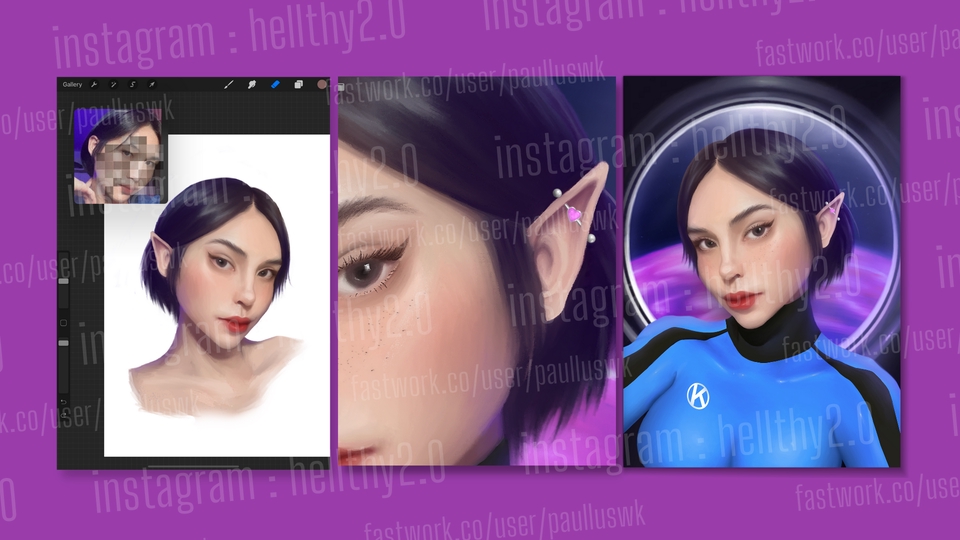 วาดภาพประกอบ - รับวาดรูปประกอบปกนิยาย, หนังสือ, Conceptual Art Design ฯลฯ สอบถามได้เลย~ - 4