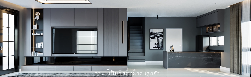 3D Perspective - รับทำภาพ 3D Perspective Interior // ออกแบบตกแต่งภายใน (3Dmaxs) // 3d visualizer - 12