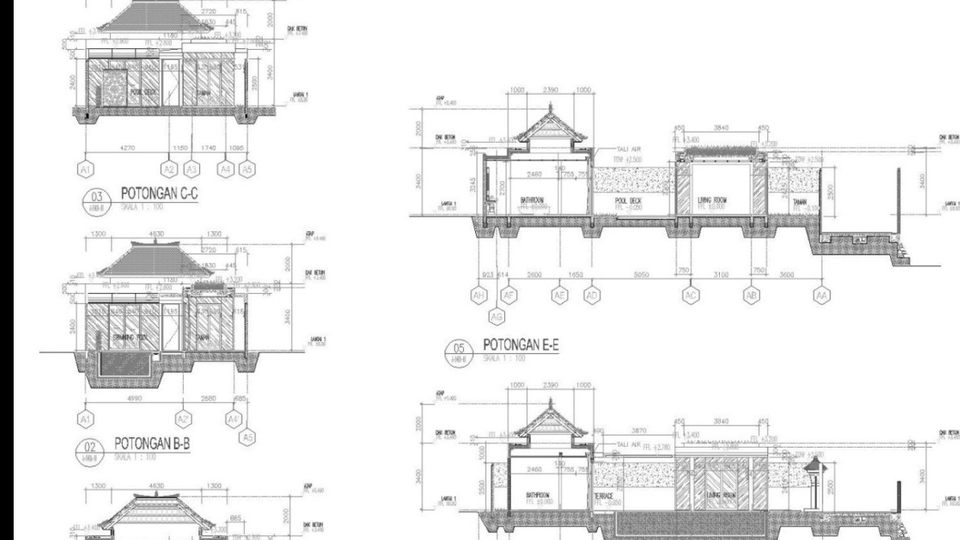 CAD Drawing - Desain Layout Bangunan - 1